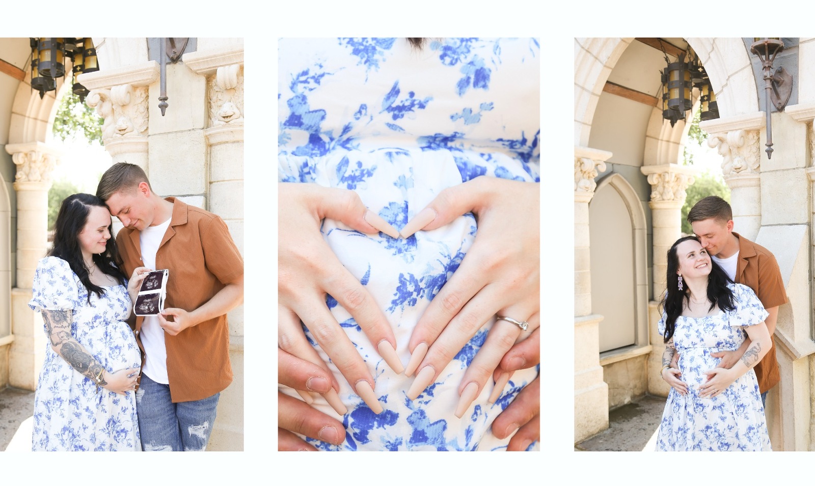 Disney world maternity photo shoot